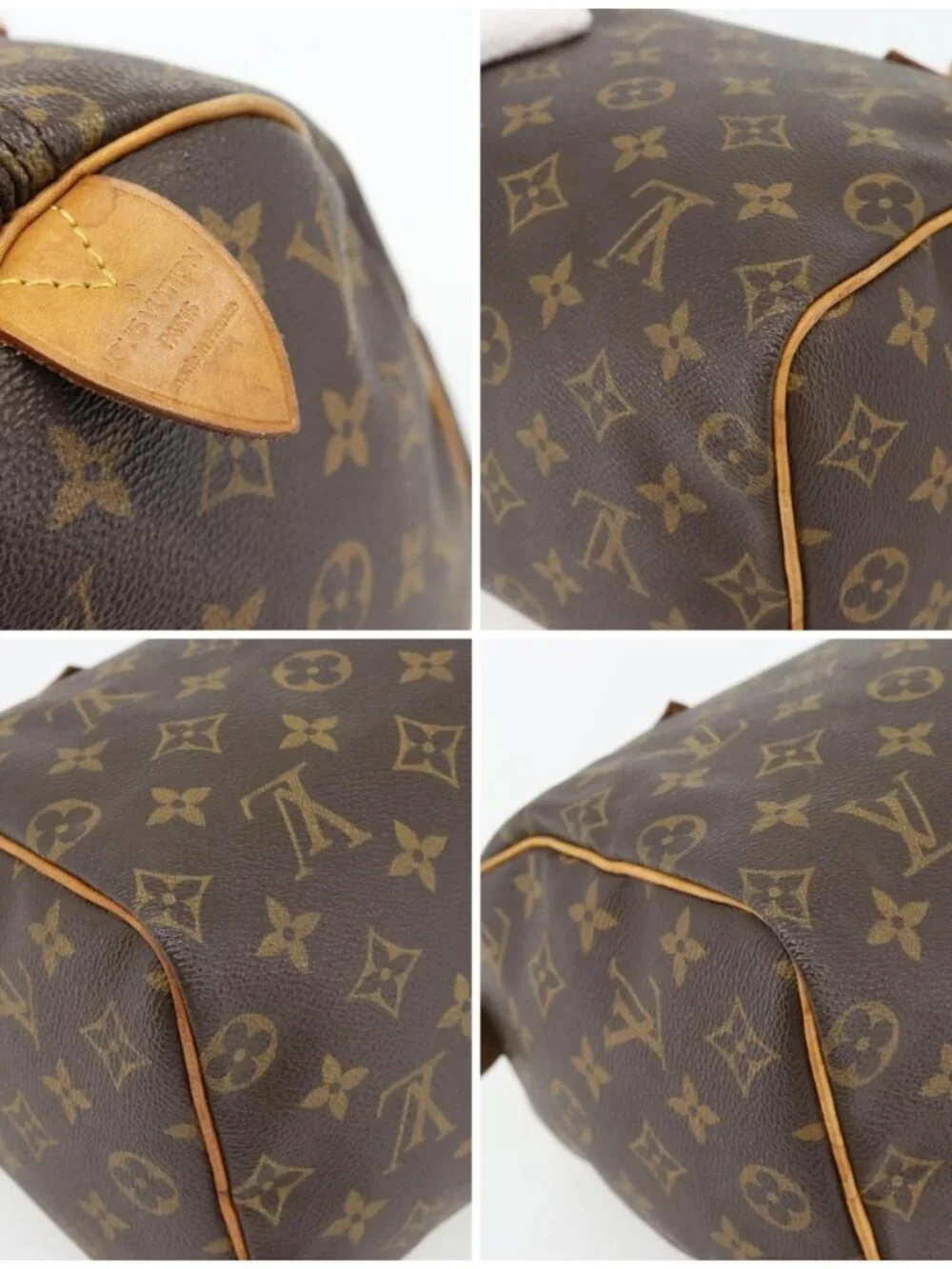 LOUIS VUITTON Monogram Speedy 25 Hand Bag M41528 LV Auth 182161A